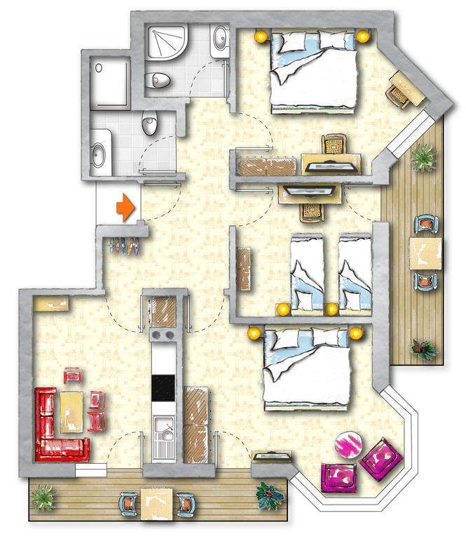 Landhaus Strolz Sankt Anton am Arlberg Phòng bức ảnh